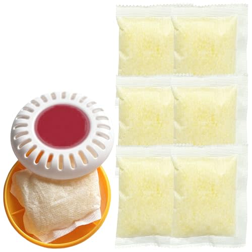 6 Pack Odor Absorber Carbon Filter Refills for Munchkin Step Diaper Pail, Odor Eliminator for Arm & Hammer Puck Baking Soda Cartridge