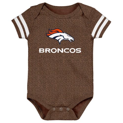 Denver Broncos Outerstuff Newborn & Infant Playmaker Bodysuit - Brown