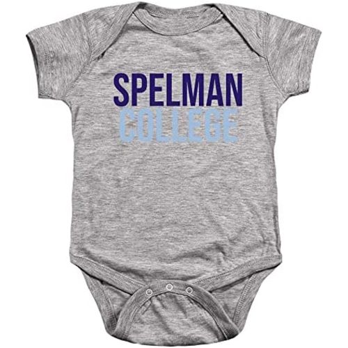 Spelman College Official Stacked Unisex Infant Snap Suit for Baby
