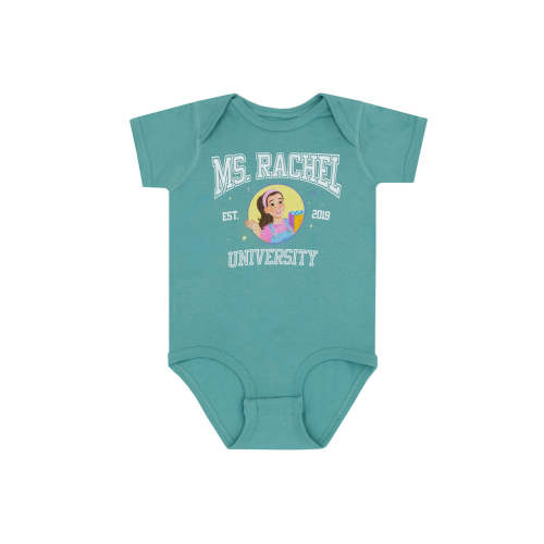 Ms. Rachel University baby bodysuit