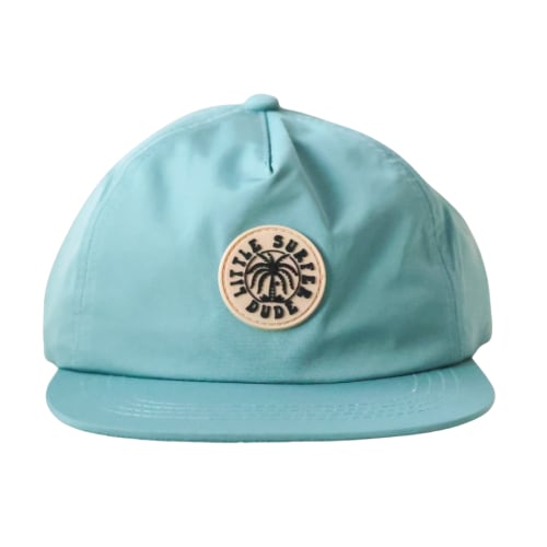 Ocean Blue Little Surfer Dude Nylon Snapback