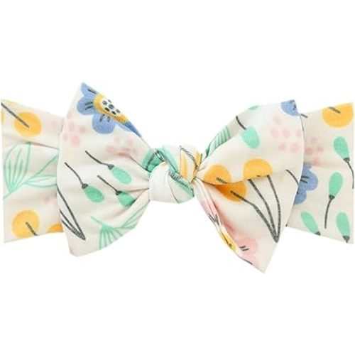Copper Pearl Baby Bows: Stylish Headbands for Baby Girls, Premium Soft and Stretchy Baby Headbands, Perfect for Newborns, Trendy Designs - Clara