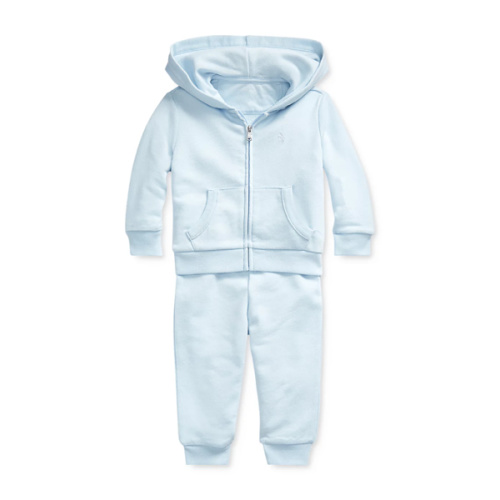 Ralph Lauren Boys' Hoodie & Sweatpants Set - Blue (Size 12M)