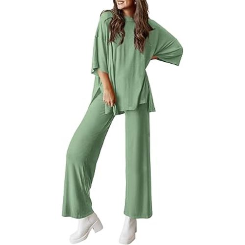 PRETTYGARDEN Two Piece Sets for Women Summer Fashion Lounge Matching Set 2026 Spring Travel Vacation Airport Outfits Clothing
