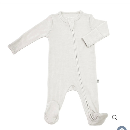 Footie Pajamas, Merino Wool, Oat