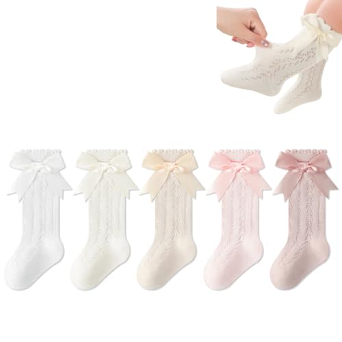 Baby Girl Ruffle Socks Toddler Girl Summer Cotton Knee High Socks