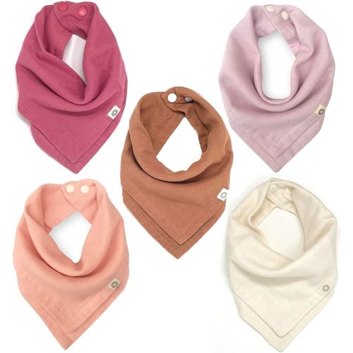 Kishu Baby Muslin Drool Bibs