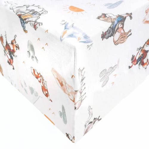 Premium Knit Fitted Crib Sheet - Boone