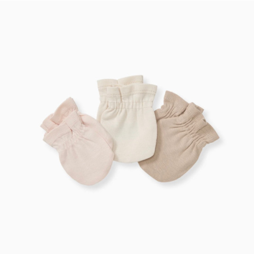 Organic Cotton Baby Mittens 3 Pack - Ranunculus