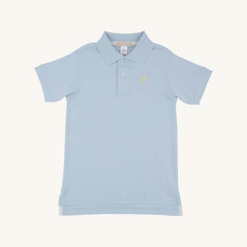 Prim & Proper Polo & Onesie - Buckhead Blue with Bellport Butter Yello