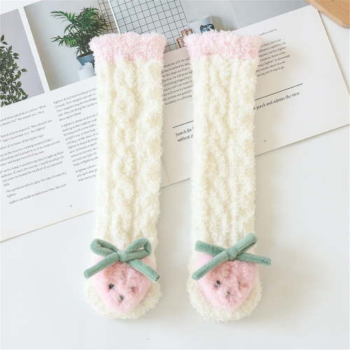 TMOYZQ Baby Boys Girls Toddler Winter Fuzzy Socks Soft Warm Thick Newborn Infant Cute Socks Anti Skid Cozy Slipper Socks Casual Crew Socks Christmas Holiday Gifts