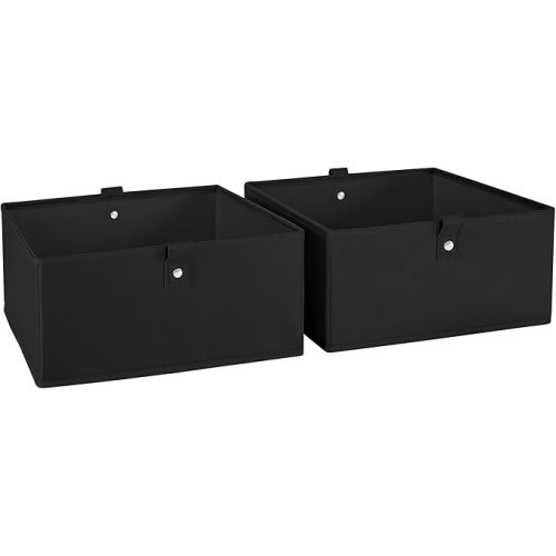 2pc Folding Storage Bins Set