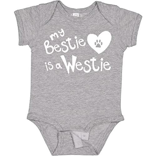 inktastic Bestie Westie Baby Bodysuit