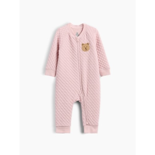 Baby Quilted Raglan One-Piece