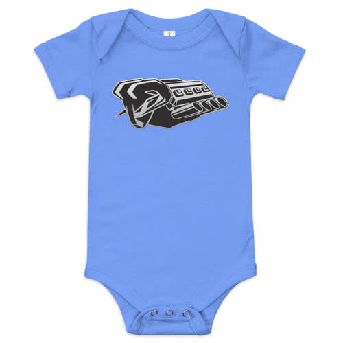 RAM HEMI V8 Engine Baby Bodysuit - Officially Licensed