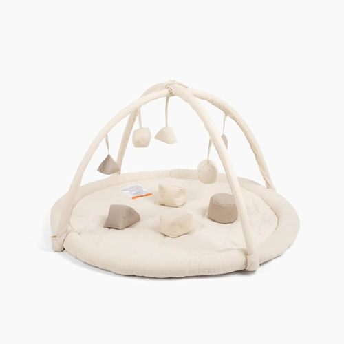 Snuggle Me Baby Play Gym, 100% Organic Cotton Tummy Time Mat (0-36 Months)