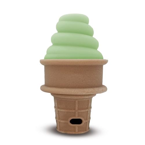 SweeTooth Ice Cream Cone Shaped Baby Teether - Growing Green