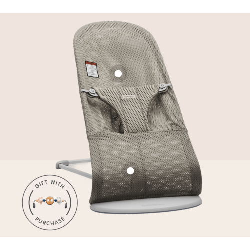 BabyBjörn Bouncer Bliss - Gray Beige Mesh