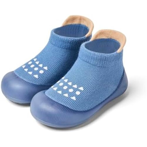 Baby Sock Shoes Baby Walking Shoes Infant Non-Slip Breathable Slippers with Soft Rubber Sole Baby Boys Girls Sneakers