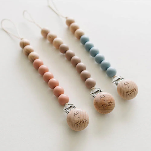 Ali + Tings Pacifier Clip