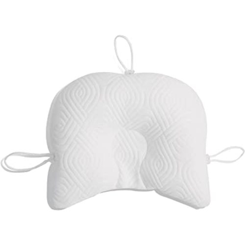 Reidio Adjustable Toddler Pillow Soft and Breathable Ergonomic Design Small Pillow Washable (White)