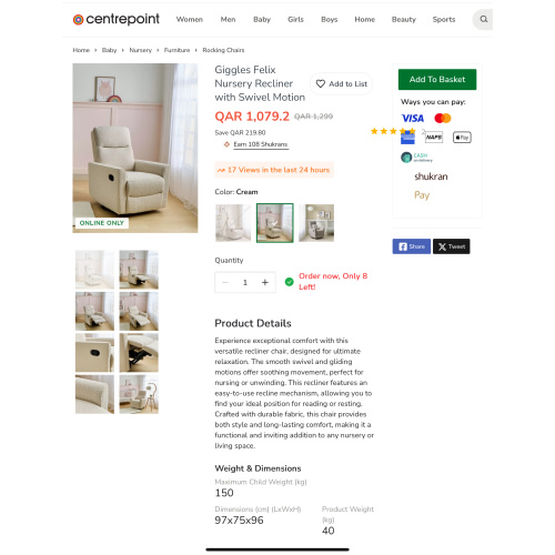 Nursery Recliner
