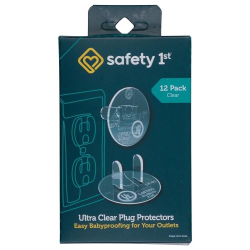 Safety 1st 12 Pack Ultra Clear Outlet Plugs