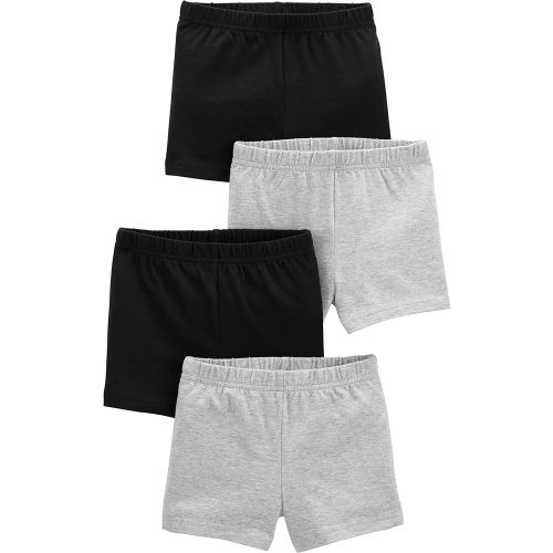 Simple Joys by Carter's Girls' 4-Pack Tumbling Shorts