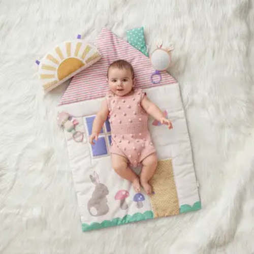 Ritzy Tummy Time Play Mat