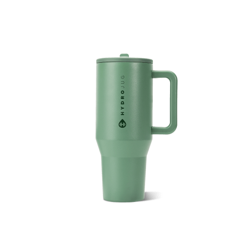 HydroJug Traveler 32oz | Leakproof Insulated Tumbler with Handle – Sage | HydroJug