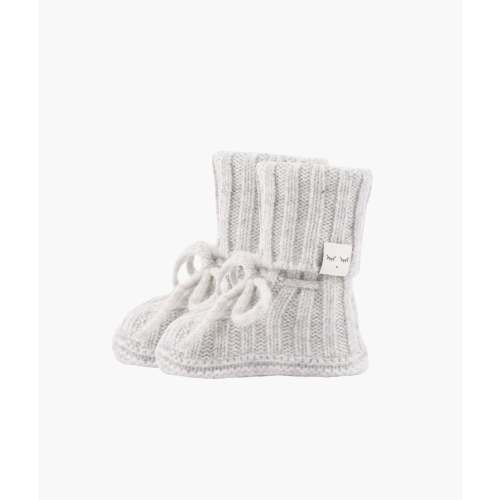 Cable Knit Cashmere Footies
