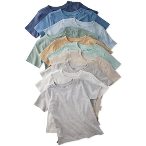 Butterblu Taylor 10-Pack Short Sleeve T-Shirts​, 100% Cotton Tees
