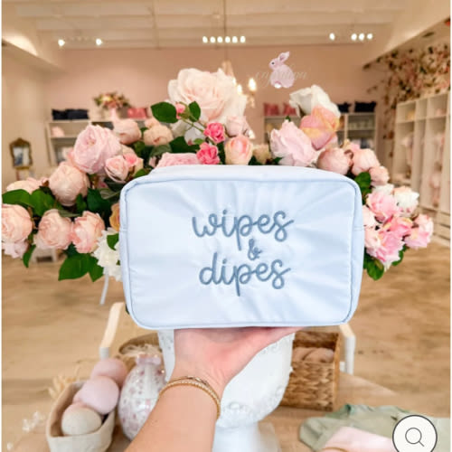 Wipes and Dipes Baby Pouch - Diaper Essentials – Caprilina