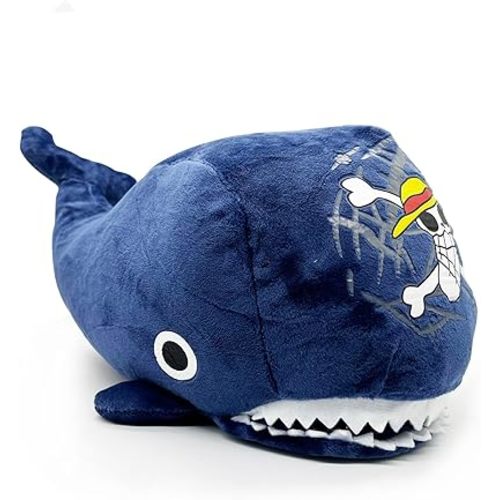 YJacuing 12in Anime One Piece Blue Whale Laboon Plush, Cute Cuddly Soft Stuffed Collectible Animal Plushie Doll Pillow Toy