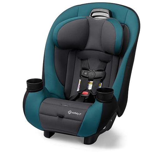 Safety 1st Ellaris 3-in-1 Convertible Car Seat, Slim Fit Design, Rear & Forward-Facing, 5-Position Headrest, Travel-Friendly with Machine-Washable Seat Pad, London Blue
