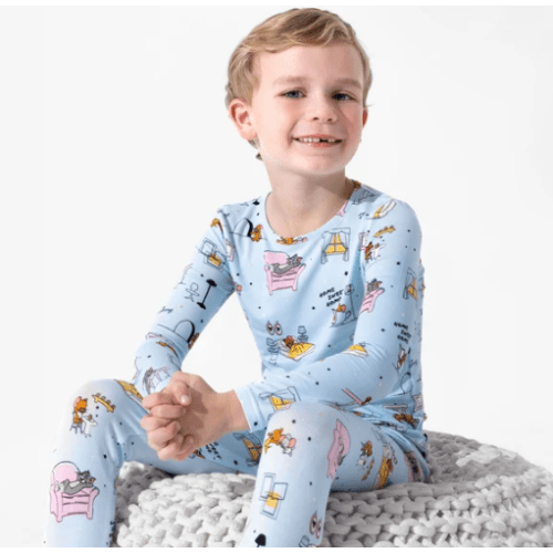 Tom & Jerry: Home Sweet Home Bamboo Kids Pajamas Size 6 year old