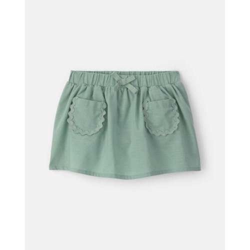 Baby Girl Pocket Skort - Green | Carter's