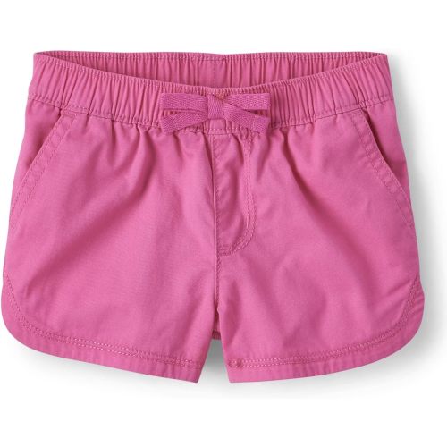 The Children's Place Baby Toddler Girls Cotton Pull on Shorts