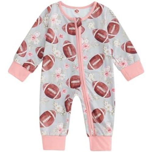 Karwuiio Baby Boy Girl Western Clothes Cow Print Long Sleeve Romper Jumpsuit One Piece Newborn Fall Winter Outfit