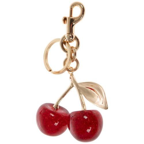 Glittery Cherries Bag Charm