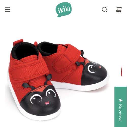 Ladybug Squeaky Toddler Shoes Version 2 2025 – ikiki® Shoes