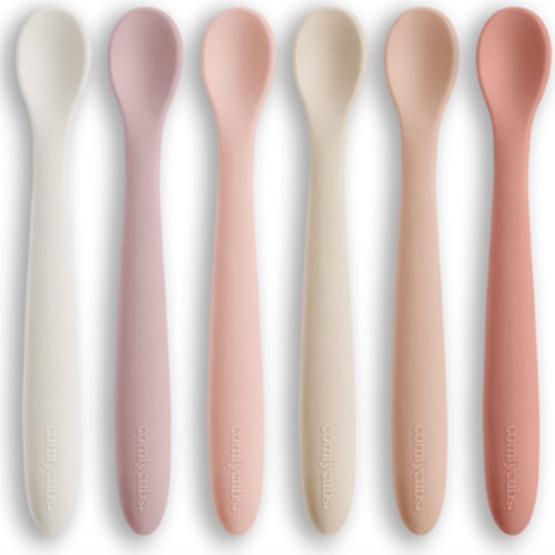 Silicone Baby Spoons Set, 6 Pack