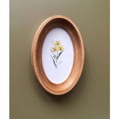 Oval set of 2 frame,frame on the wall