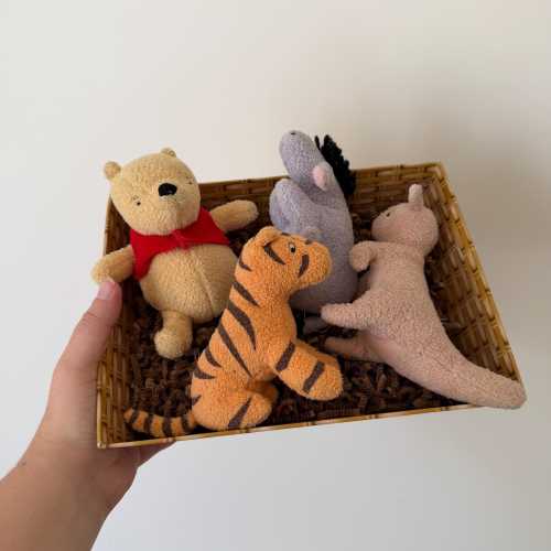 Disney Winnie The Pooh Classic Pooh Soft Plush Toy Bundle Gift Basket Hamper