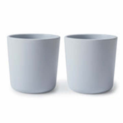 Mushie Baby Dinnerware Cup, Set of 2- Cloud