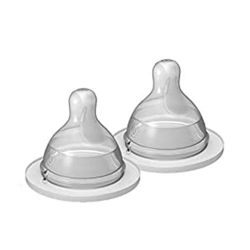 Amazon.com : MAM Bottle Nipples Extra Slow Flow Nipple Size 0 (Set of 2), for Newborn Babies and Older, SkinSoft Silicone Nipples for Baby Bottles, Fits All MAM Bottles : Baby