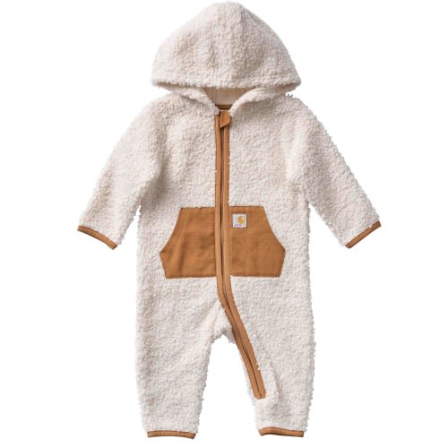 Kids' Long Sleeve Zip-Front Sherpa Coverall (Baby)