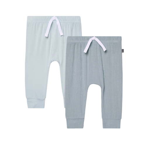 Modern Moments by Gerber Baby Neutral Super Soft Viscose Pants, 2-Pack, Sizes Newborn - 12 Months