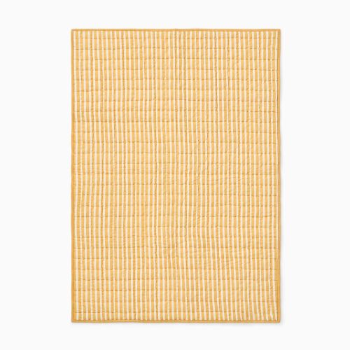 Modern Stripe Reversible Baby Quilt