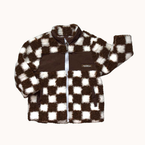 Summit Checker Sherpa | Boys’ Sherpa Jacket | Rad Tod